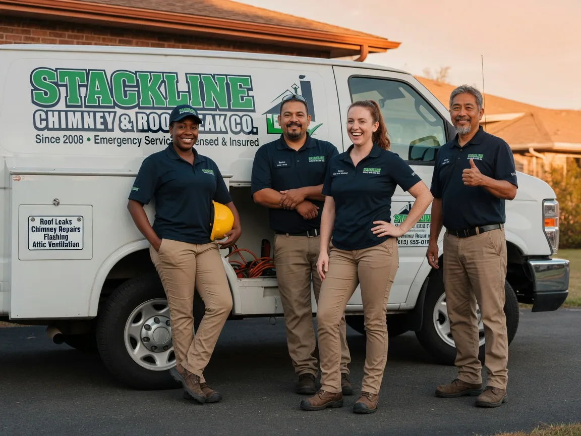 Chimney flashing repair company in Barton City, MI